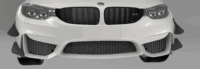 F8x GT4 carbon canards dive planes - Image 3